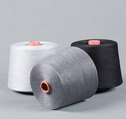 Linen grey yarn